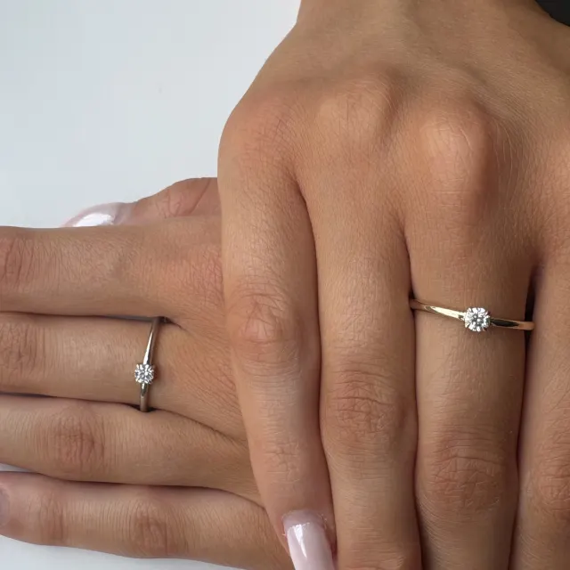 Lab Grown Diamond Elara Solitaire Ring lifestyle