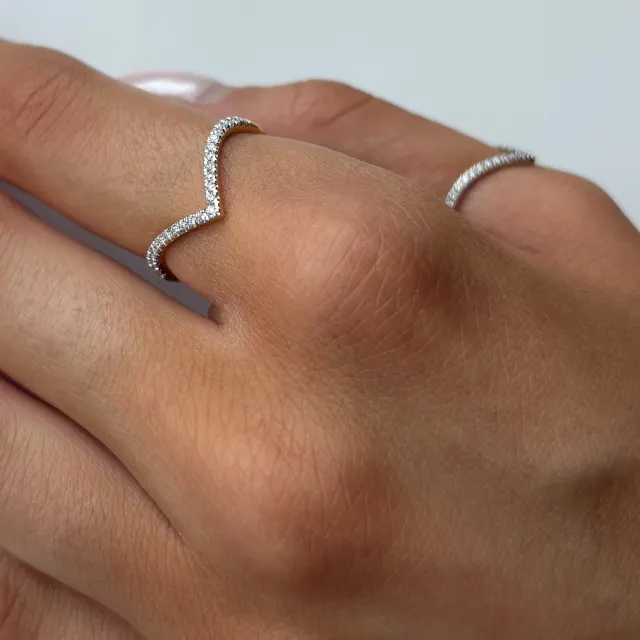 Fortuna Wish Bone Ring lifestyle