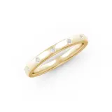 Soluna Stacking band ring — Gold Vermeil