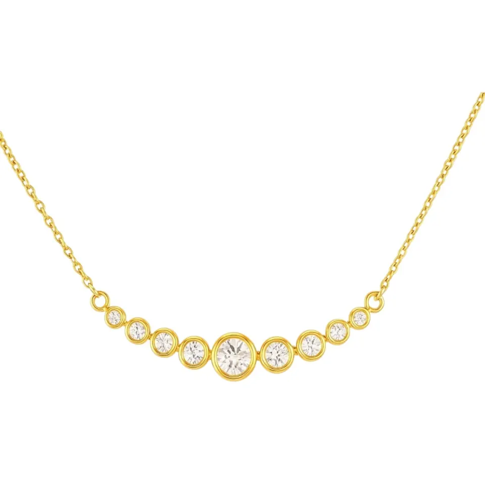 Radiance Cascade Necklace in gold vermeil
